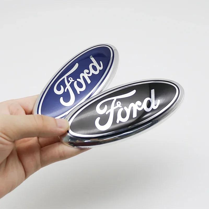 Новая наклейка на автомобиль 2026 Ford New 2025 Горячая 1 шт. 14,5 см Наклейка-эмблема на капот автомобиля логотип Для Ford Mondeo Explorer edge Focus f