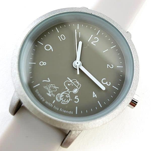 Watch Snoopy Analog Silicone Band Gray [Fieldwork] Women's PNT034-1