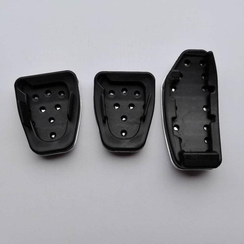 For Nissan Qashqai J11 Aluminum MT Accelerator Pedal Gas Brake Pad Pedal Protectors Interior Car Styling Accessory 2016 To