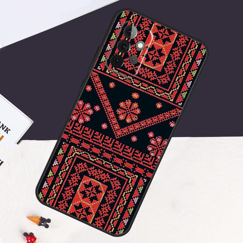 Чехол-вышивка с цветами для Samsung Galaxy A54 A34 A14 A52S A12 A22 A32 A52 A72 A13 A33 A53 A50 A51 A71