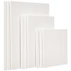 Cotton Canvas Boards for Painting (8x10, 6x8, 6x6 Combo Pack of 9,White)