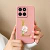 Для Honor X5B Plus X5 Чехол Простая Буква Имени Мягкий Гладкий Жидкий Силикон Ударопрочная Задняя Крышка Телефона Для Honor X 5 X5bPlus Capa