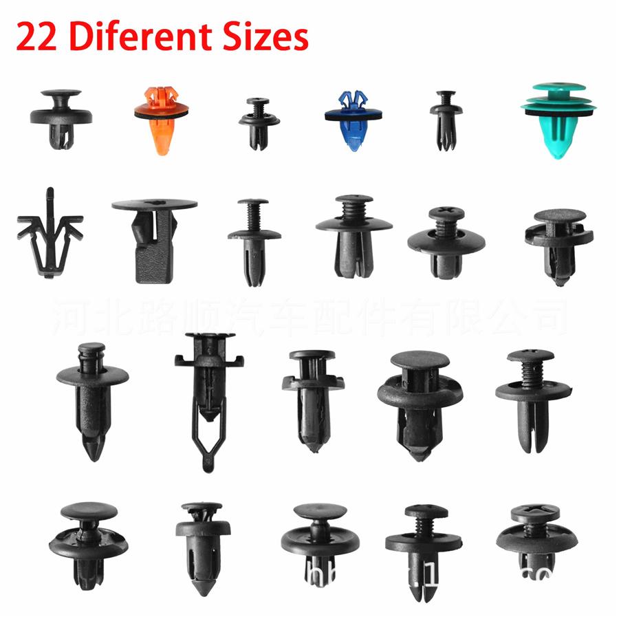 635pcs Boxed Fasteners Car Side Skirt Bumper Fender Door Trim Retainer Clips Set