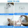 Plastic Foam Pump Bottle Clear Foam Bottle Portable Refillable Bottle  Cosmetics Packaging