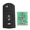433MHz Folding Remote Key Car Starter ID63-80bit For Mazda 2 3 5 6 Mitsubishi System SKE126-01 SKE126-A1 3/2 Buttons