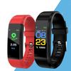 115 Plus Smart Waterproof Fitness Tracker: Color Screen, Heart Rate & Blood Pressure Monitor, Bluetooth Sync, Pedometer.