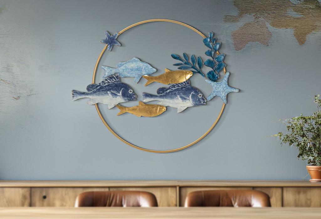 Wall Iron Panel Marine Cm 77X5X63