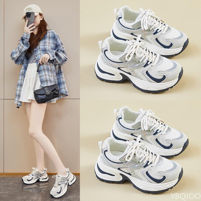 Fashion New Spring Fashionable Versatile Sports Shoes Running Casual Comfortable Thick Soled Height Increasing Women's Shoes