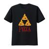 Funny Gamer The Legend Of Pizza Paraody Retro Gaming Geek Motif T Shirt Top Gift Vintage Washed Unisex Homme Graphic