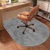 Study Desk Chairs Floor Mat Home Chair Non-slip Pad Vanity Table Solid Coral Felt Carpet Home Decoration