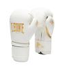 LEONE 1947 Boxing Unisex Training Synthetic Velcro Closure White GN059D Gloves, [IDOL] Gloves, Leather, (14oz), [Authentic]