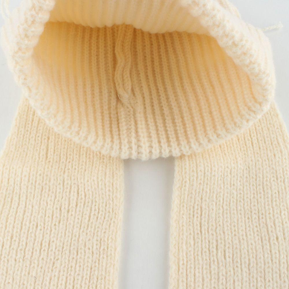 Thick Knitted Long Ear Beanie Long Ears Design Rabbit Knit Hat Winter Warm Hat Daily Wear