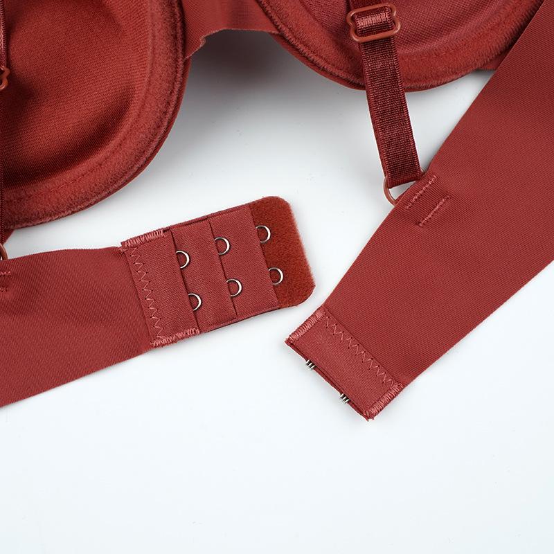 Cross-Border Underwire Bra: Adjustable Straps, Three-Row Hooks, Fashionably Supportive.