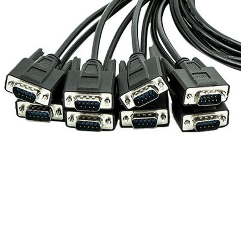 Высокоскоростной кабель-удлинитель RS232 PCIe, 78-контактный DB78 на 8 портов DB9, для серверов, лабораторий и центров обработки данных