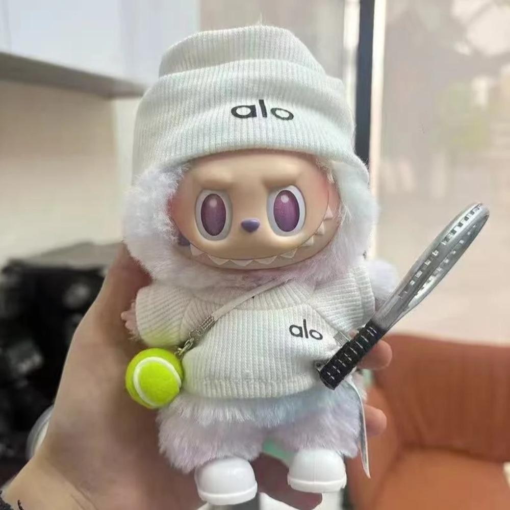 15/17см кукла Одежда повседневный спортивный костюм для Labubu одежда ракетка теннисная одежда Наряд сменное украшение аксессуары для игрушек