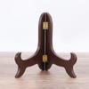End Photo Picture Decorating Base Plate Holder Wooden Bracket Picture Frame Holder Display Stand