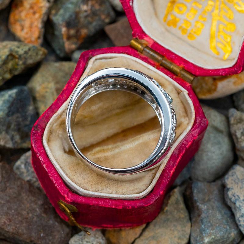 Свадебные кольца из стерлингового серебра для женщин с полым цветочным узором, роскошные женские кольца с фианитами, подарок на вечеринку, новые модные ювелирные изделия