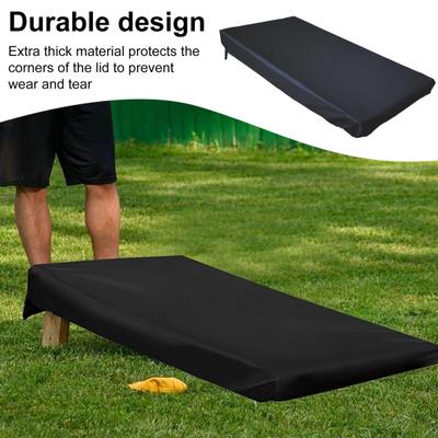 Чехол для доски Cornhole с очень большими карманами, прочная, устойчивая к ультрафиолетовому излучению, водонепроницаемая ткань Oxford, 4 x 2 фута, защитный чехол для доски Cornhole на открытом воздухе