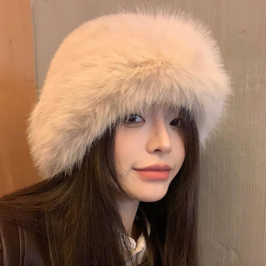 Монгольская панама с широкими полями, зимняя шляпа рыбака, утепленная плюшевая шляпа рыбака для взрослых и подростков, теплая шляпа для поездок