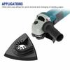 Steel Plate Triangular Oscillating Tool Quick Release Triangle  Sandpaper  Oscillating Power Tools