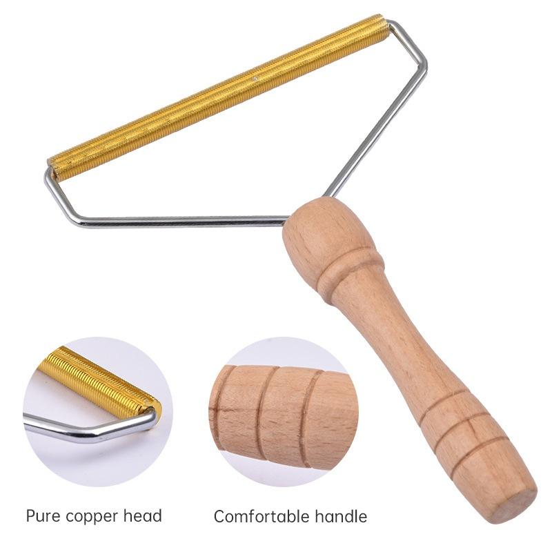 Практичный и удобный джутовый деревянный удалитель ворса Отлично подходит для удаления катышков