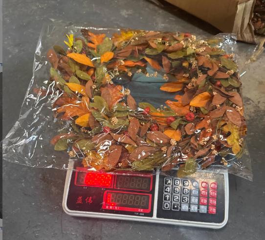 Венок из гортензии, подвеска на дверь, имитация цветка, стиль, настенное украшение