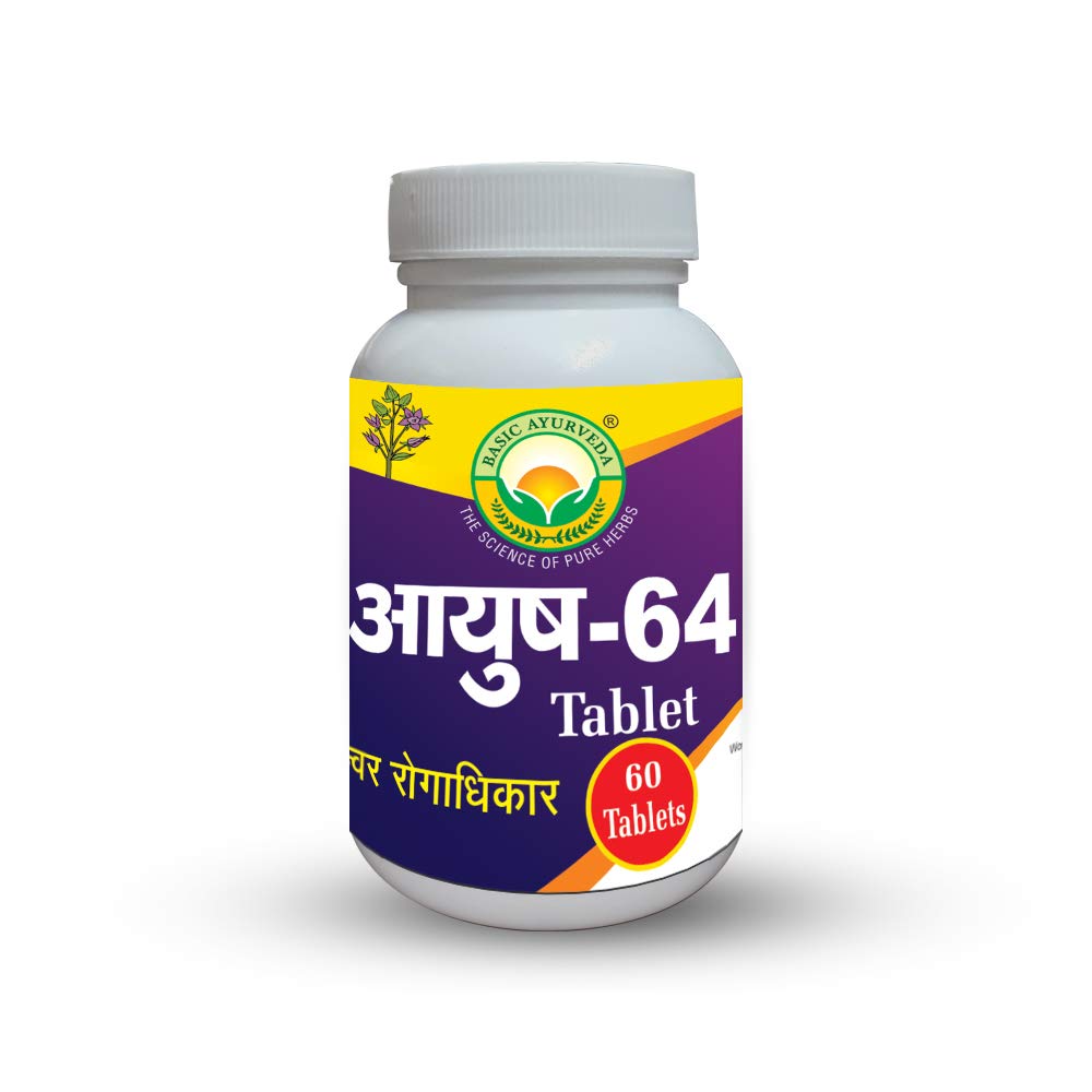 Аюш-64 (60 таб, 500 мг), Ayush 64, Basic Ayurveda