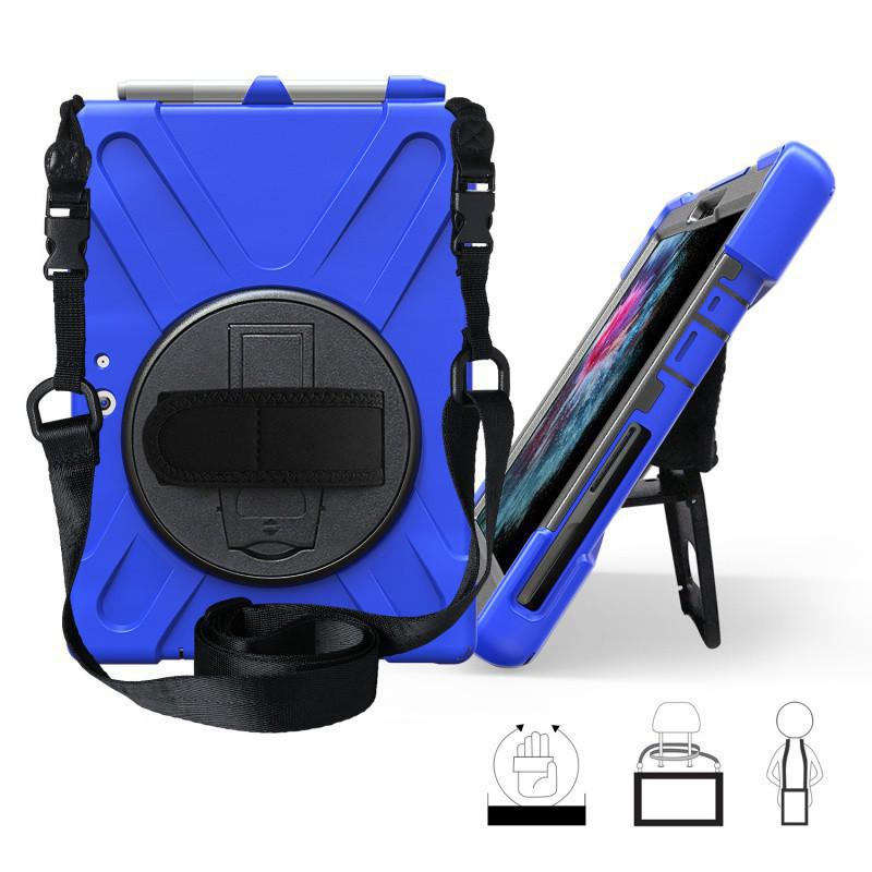 Leather Protective Case for Microsoft Surface Go 2/3, 10-Inch Tablet with Strap