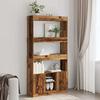 VidaXL Highboard Old Wood 92x33x180 Cm Engineered Wood, Bookcase, Modern Bookcase, Bookshelf 3309625