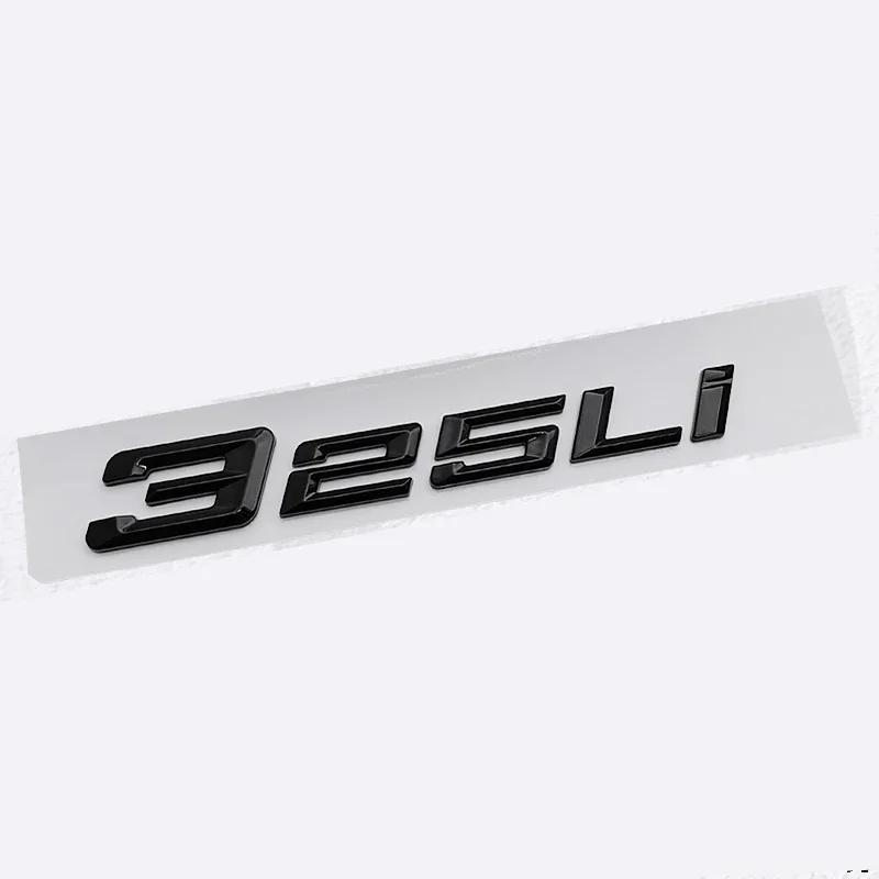 ABS Auto Sticker Letters Decal Voor BMW 320i 520Li 730Li 760Li Kofferbak Emblem Badge