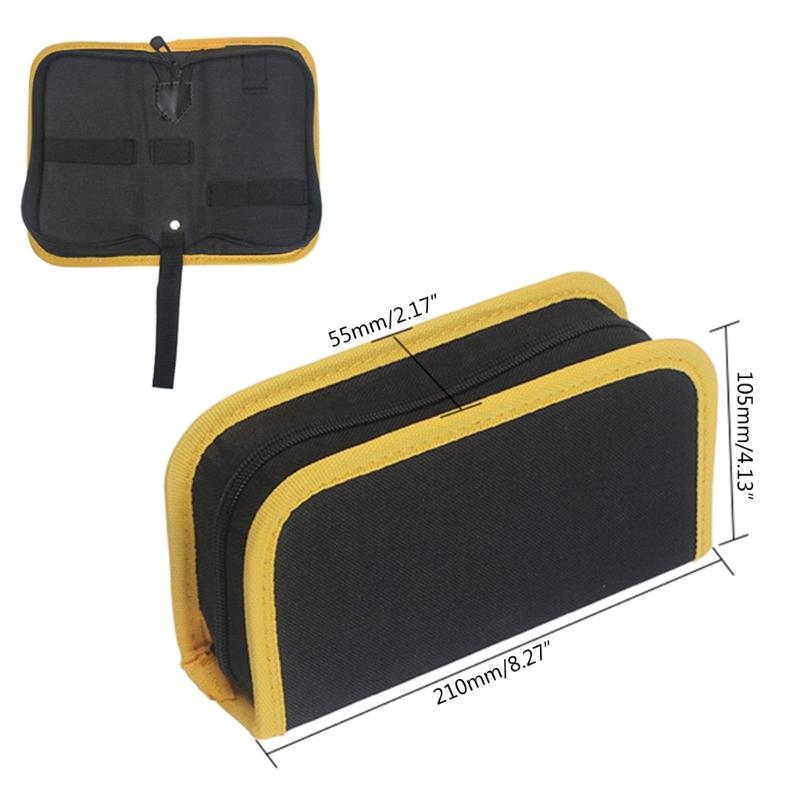 Multipurpose Portable Protective Bag Soldering Portable Storage Bag Zipper Tool Pouch Electric Screwdriver Carry Case