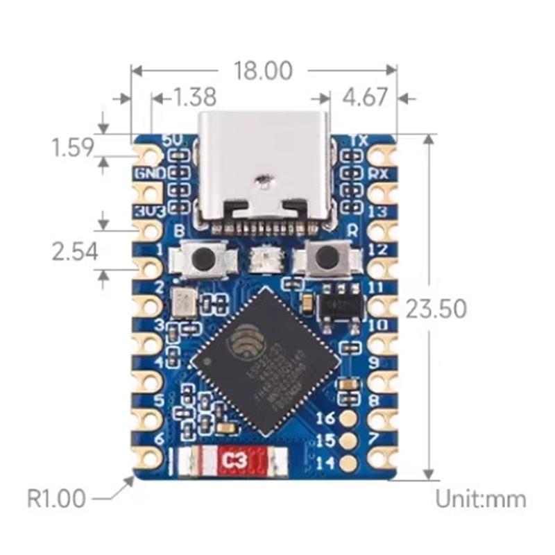 Esp32 S3 Mini макетная плата Esp32-S3-Zero Esp32-S3Fh4R2 Wifi Bluetooth инструменты