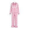 The Exorcist Regan Cosplay Costume, Pink & Green Pajamas Halloween Character Outfit