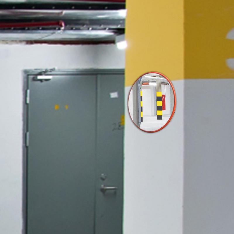 Convex Mirror Outdoor 11.8in Round Security Mirror Adjustable Wide Angle Corner Mirror Blindspot Store Mirror For Corners Truck