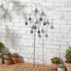 Rustic Wind Chime Ground Plug Heart-Shaped Yard Ornament Garden Decoration  Outdoor Decoration