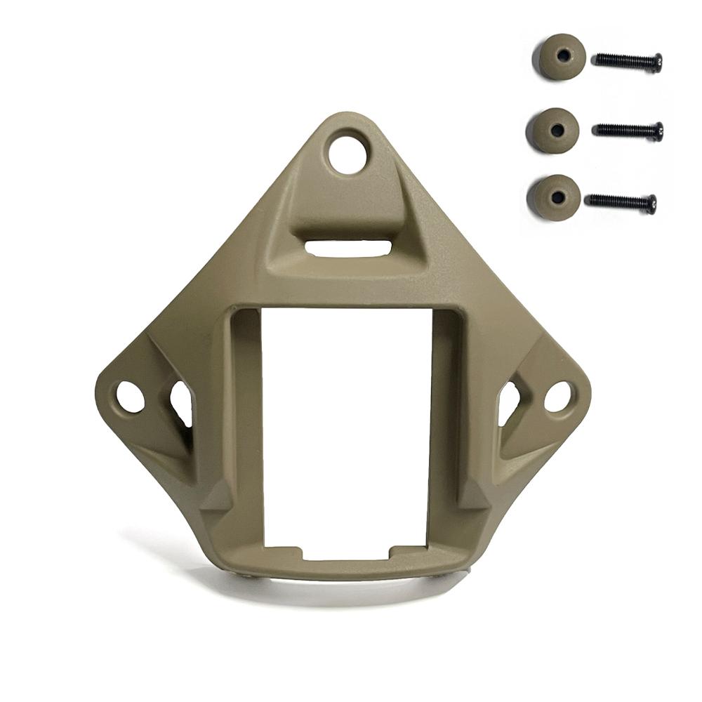 Тактическое шлемное крепление-рамка NVG кожух Алюминиевый адаптер 3 отверстия Скелетное крепление ARC рельса Для шлема FAST MICH Аксессуар