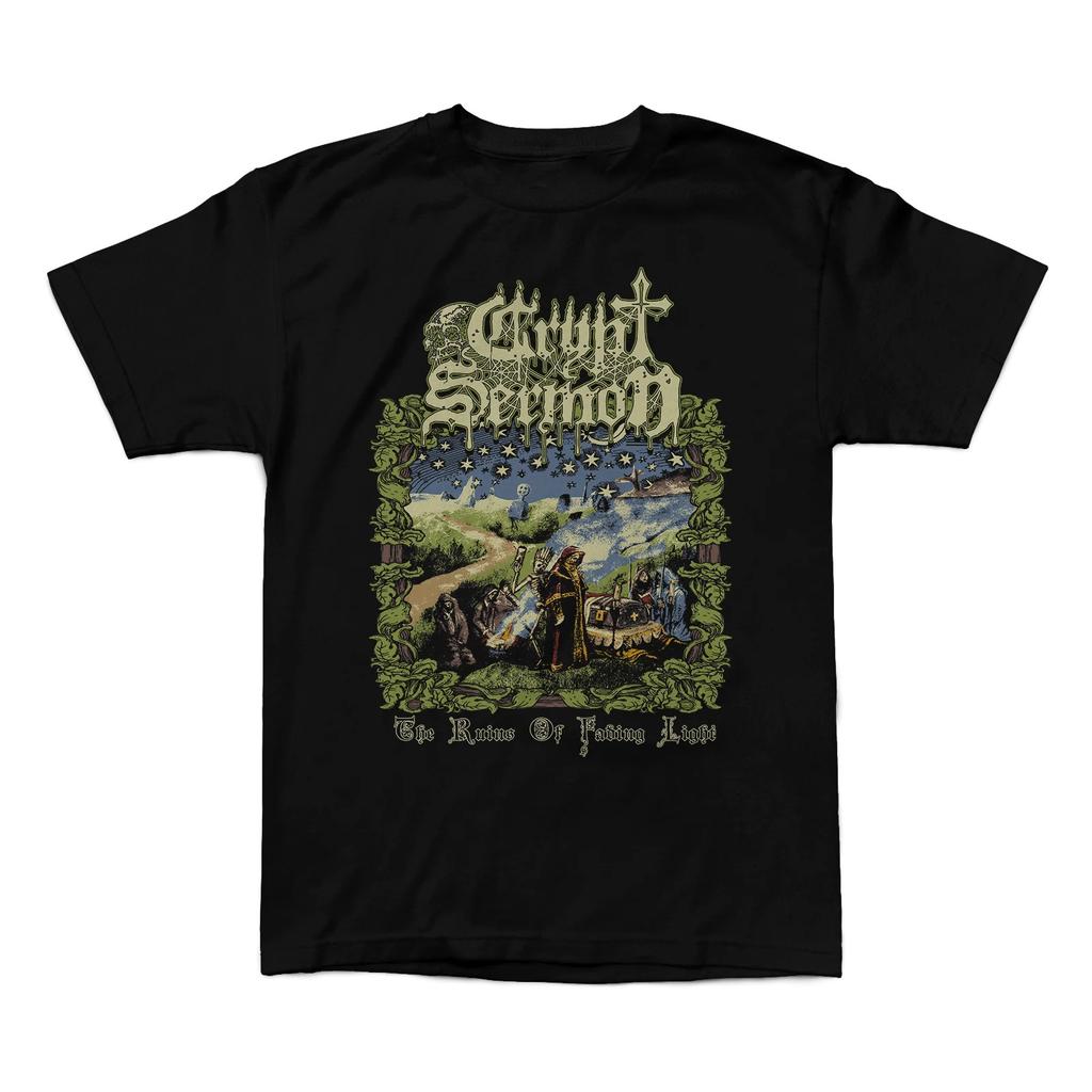 New Crypt Sermon Band Album Cotton Black All Size T Shirt For Men CM309