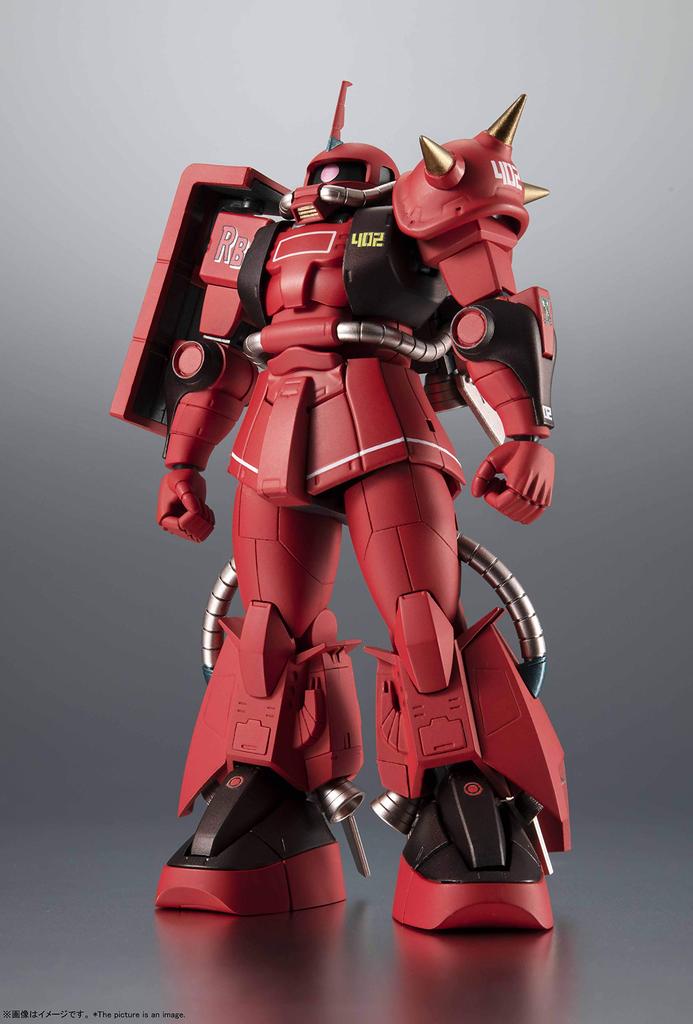 TAMASHII NATIONS Робот Духи Мобильный доспех Гандам Джонни Райден Высокомобильный Тип Заку II 125 мм окрашенная подвижная фигурка 158169 [СТОРОНА MS] MS-06R-2 вер.