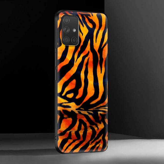 Чехол с тигровым леопардовым принтом и пантерой для Samsung A72 A91 A52 A51 A71 A42 5g A12 A02s A01 A32 A01 A11 A21 A21s A31 A41
