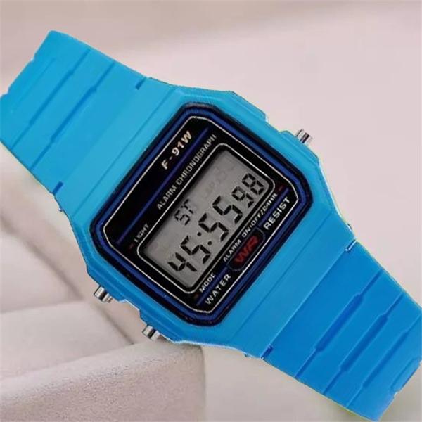 Модные студенческие наручные часы, многофункциональные светящиеся часы, детские спортивные электронные часы