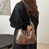 Fashionable Pu Large Capacity Vintage Melard Crossbody Tote Bag For Daily Use