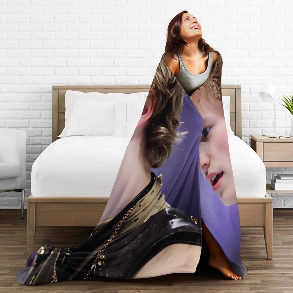 Ilia Malinin Blanket Adults Flannel Throw Blanket For Home Decor Warm Custom Quality Bedspread Present