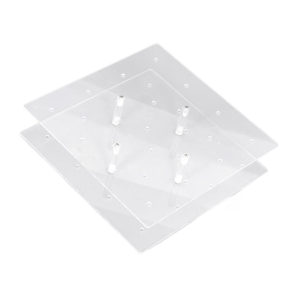 Подставка для леденцов на 20 отверстий, прозрачный акриловый двухъярусный стенд для кейк-попсов для свадьбы