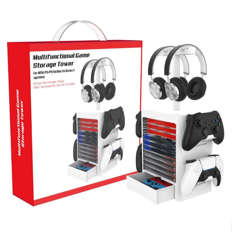 Для хранения кронштейнов игровых дисков карт Tower Controller Holder Multi-function Console Stands