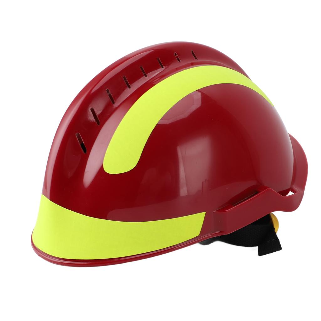 Rescue Safety Helmets Heat Resisting Shock Resistance Adjustable Vented Rescue Hard Hat for Fire