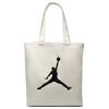 Canvas Cotton Tote Bag Shopping Bag Canvas Bag Shoulder Bag Handbag Unisex White Jordan DJ5715-120