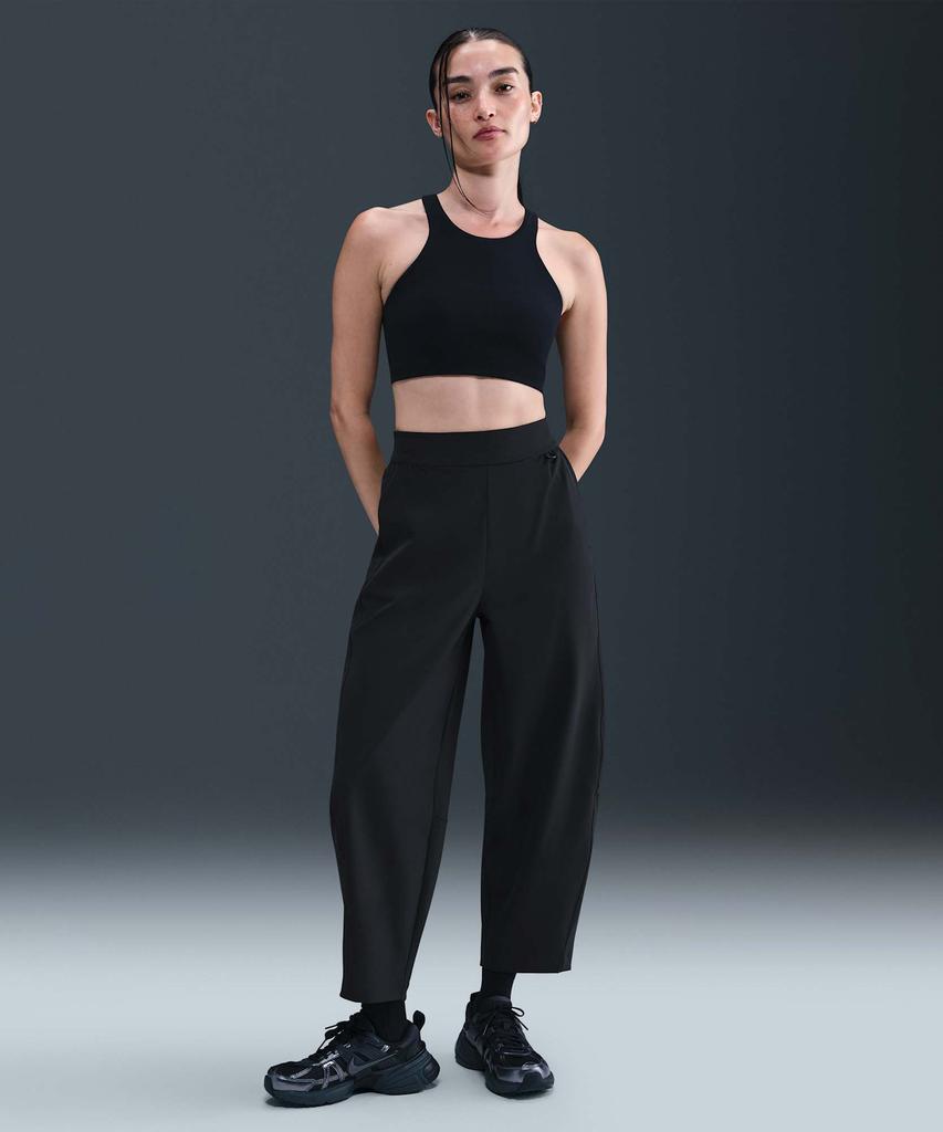 NIKE 24.7 Perfect Stretch Dry Fit High-Waisted Loose Barrel Leg Pants W - Black:Dark Smoke Grey / Hq0231-010