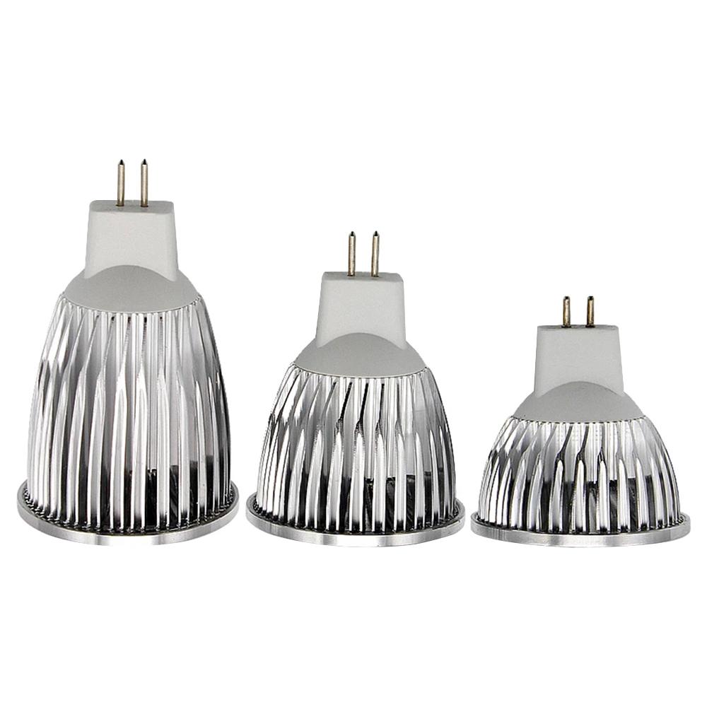 Супер яркая светодиодная лампа COB MR16 Светодиодная лампа 9 Вт 12 Вт 15 Вт Прожектор Spotlight DC 12 В