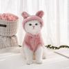 Plush Pet Puppy Cat Clothes Rabbit Ears Coat High Quality Sweaters
