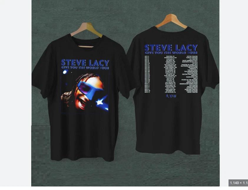 Новая футболка Steve Lacy Give You The World Tour Лучшая футболка SA440